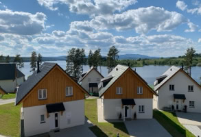 Stunning view on Lipno Lake