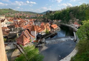 Cesky Krumlov sightseeing