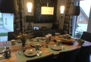 Living room with exclusive china