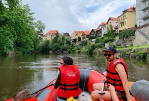 Cesky Krumlov boat trip